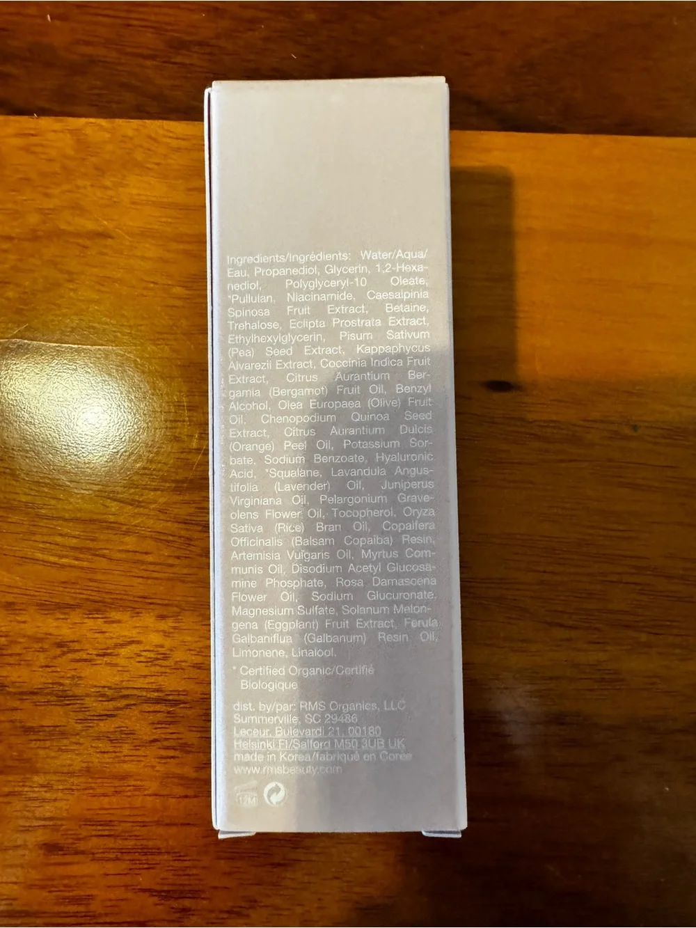 RMS Beauty fine facial